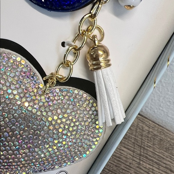 Eye Candy | Evil Eye 🪬 & Glitter Heart 🤍 Bag Charm - Picture 4 of 10